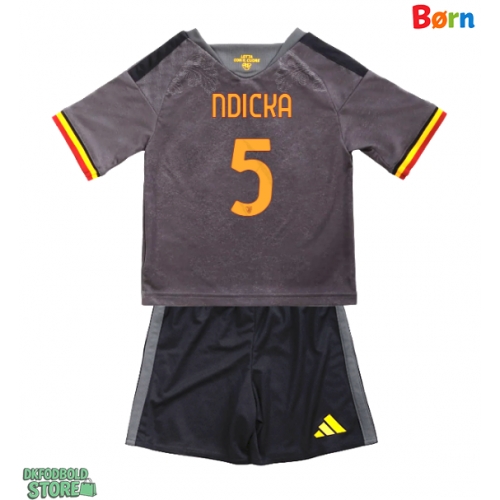 AS Roma Evan Ndicka #5 Replika Babytøj Tredje sæt Børn 2026-27 Kortærmet (+ Korte bukser)
